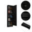 Grande armoire à chaussures rectangulaire avec miroir Wenge-583110507