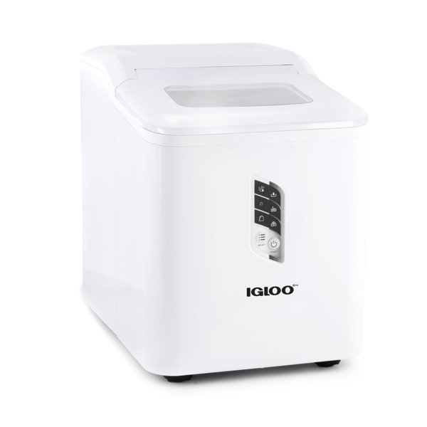  Ecozy Portable Ice Maker Countertop, 9 Cubes Ready In 6  Mins, 26 Lbs In 24 Hours, Self-Cleaning, Includes Ice Bags/Scoop/Basket For  Home Kitchen Office Bar Party, Black
