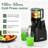 Slow Cold Press Juicer with 5.9 in Extra Wide Feed Chute Reverse Function Double Layer Filter for Whole Fruits and Vegetables