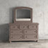 Commode 7 tiroirs avec miroir Aceves