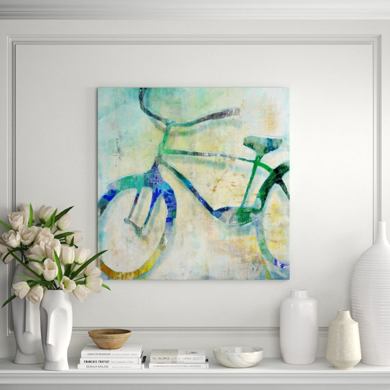 The Sunday Rides II Print by Sofia Fox, 36" H x 36" W x 1.5" D, Outdoor