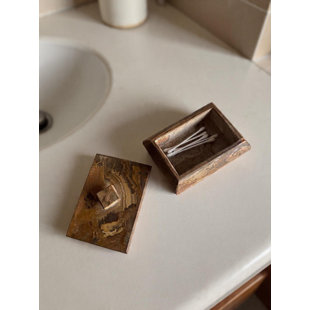 Boîte à souvenirs avec couvercle en onyx brut