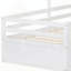 Charmant lit simple en bois avec rangement et sécurité pour les enfants-475452056