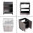  Hunar 24'' Free standing Single Bathroom Vanity With Resin Vanity Top-1161832359-1161832354
