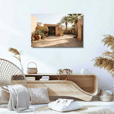 Ensemble de 1 tableau sur toile « Oasis du désert »