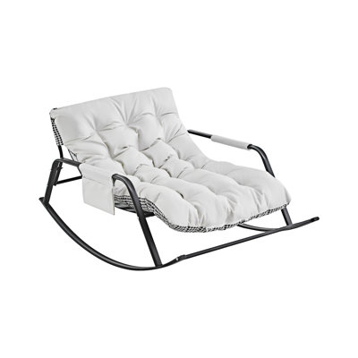 Upholstered Rocking Chair Accent Chair by Ebern Designs