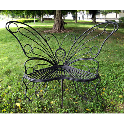 Butterfly Metal Outdoor Garden Chair by Hi-Line Gift Ltd.
