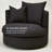 Freya Oversized Down Fill Swivel Barrel Chair-368330767