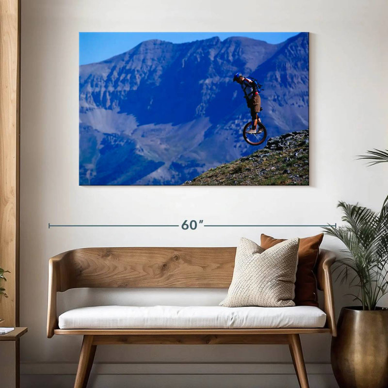 Mehar Mountain Slope Unicycle, 32" H x 48" W