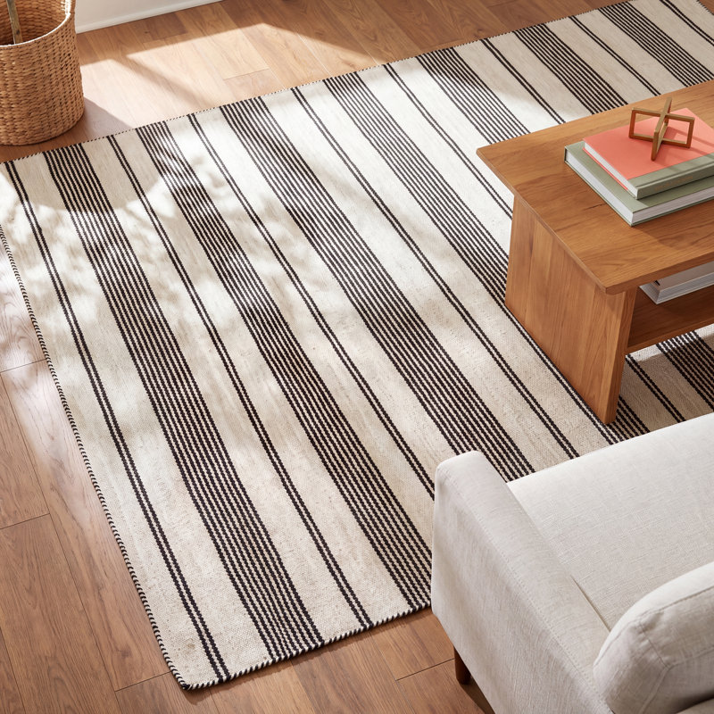 Perci Striped Indoor / Outdoor Rug, Rectangle 5' x 8'