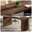6.56FT Rectangle Conference Table, 78.74" Meeting Table With Double Base, Modular Seminar Table-1933380993