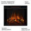 Foyer électrique de 54 po Thayer par Real Flame-18625491