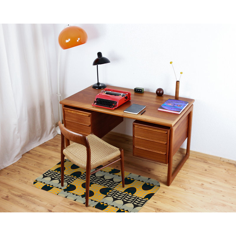 Neliha Hard Floor Rectangular Chair Mat, 100 x 140cm