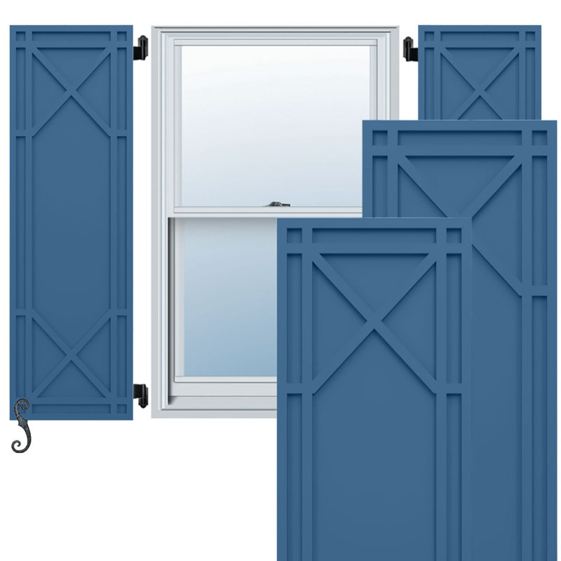 Volets EnduraCore, Bleu séjour, H 59 po, L 18 po