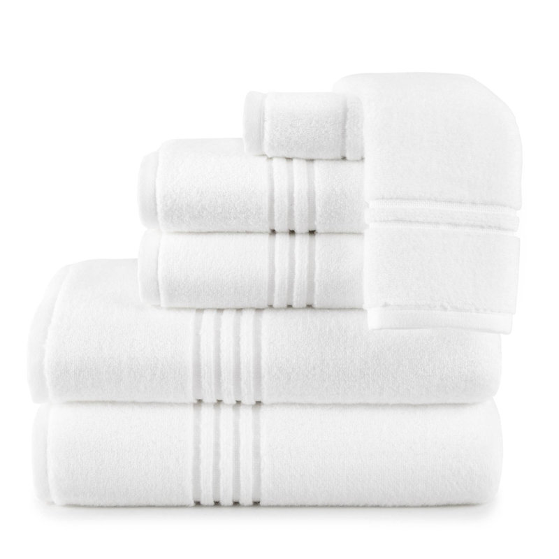 Chelsea 100% Cotton Wash Cloth, White