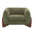 Rhudine 3-Piece  Modern Japandi Bouclé Upholsteredsofa Set With Solid Wood Legs-122004014