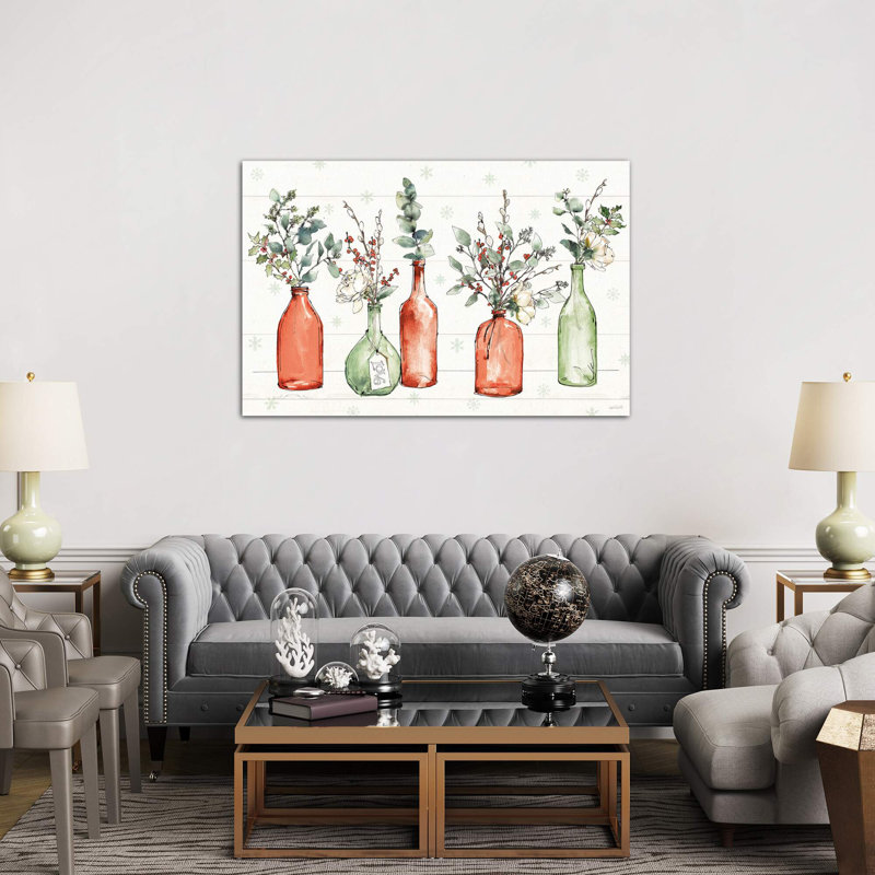 Modern Farmhouse I Christmas by Anne Tavoletti - Wrapped Canvas Painting, 66.04 cm H x 45.72 cm W, Canvas