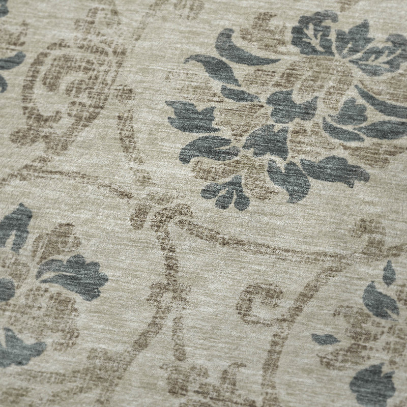 Jeté floral Sherpa ASB762 Addison, Beige