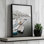 Impression sur toile, "Harbour In Norvège Snow" par Garima Dhawan