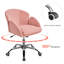 Desk Chair With Petal-shaped Backrest-355871366