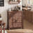 Farmhouse Storage Cabinet, 3-Tiers Adjustable Shelf-1473186918