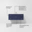 Ensemble de meuble-lavabo simple mural 48 po Geneva-2025847344-2108777620