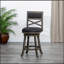 Tabouret pivotant à dossier en X 30 po-717905758-717905757