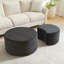 Ensemble de 2 tables basses gigognes rembourrées-978685676