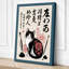 Cat Among Peonies Japandi - Wrapped Canvas-377979664-377979678