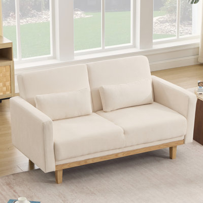 59.8''W 3-Level Adjustable Upholstery Chenille Loveseat