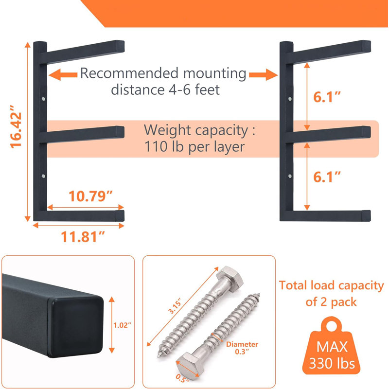 3-Layer Wooden Storage Rack