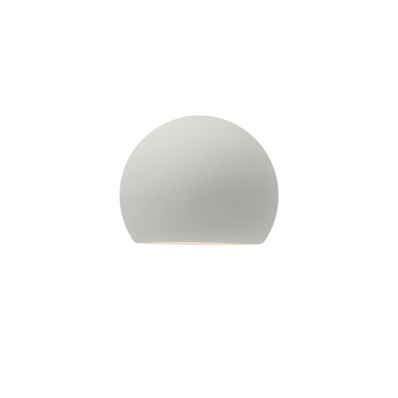 Azem Ceramic LED Wall Sconce, Matte White