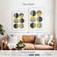 Cercles abstraits Avery Mid Century II-106965173
