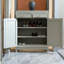 Rangement simple et haut de gamme pour chaussures gris
