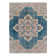 Kinslee Vintage Medallion Ultra Low Pile Performance Area Rug