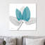 FicusBurkey Teal - Wrapped Canvas Print-1239744160