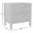 Milburn 2 Drawer Nightstand, Cappuccino-542413425