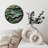 Ocean Wave Textured Wall Clock Gold Numbers