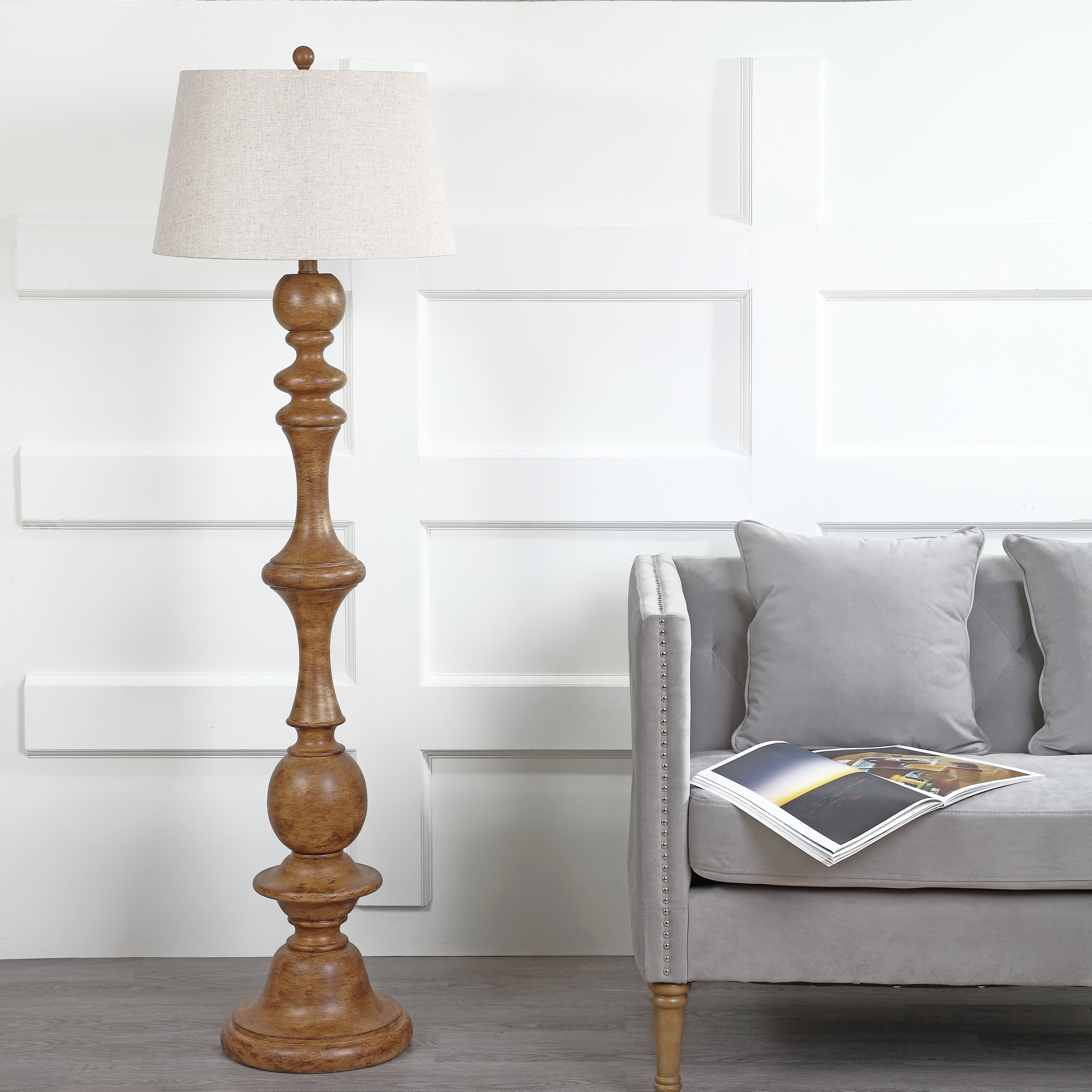 One Allium Way® Capel Resin 67" Floor Lamp & Reviews | Wayfair