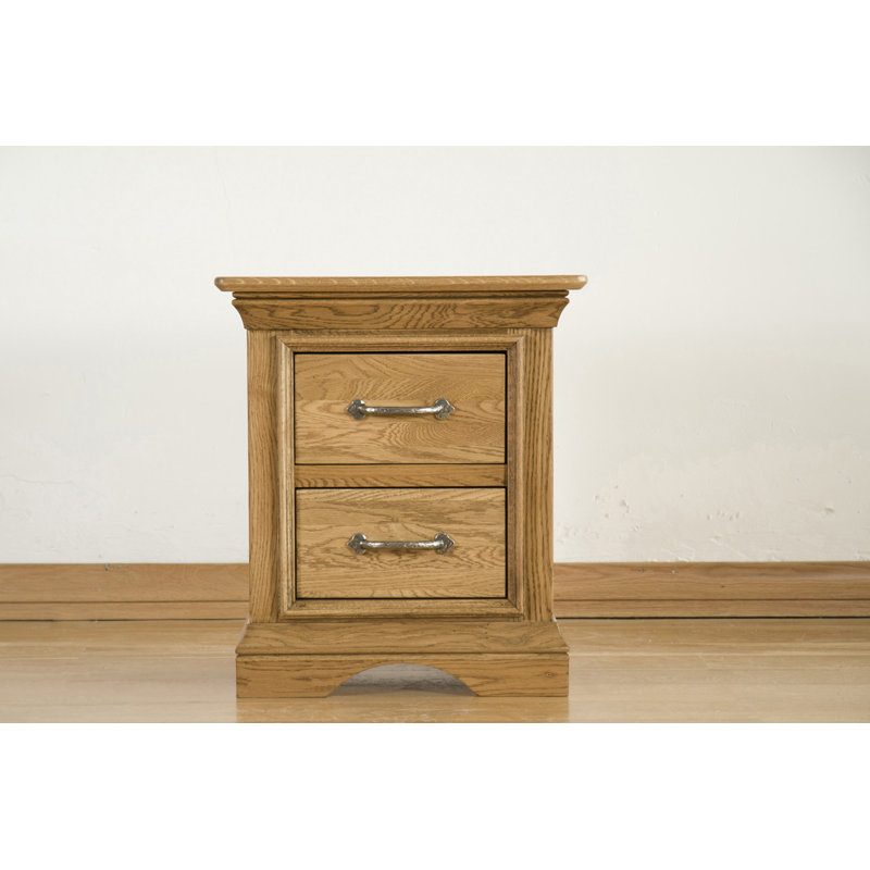 50cm W Solid Wood Bedside Table