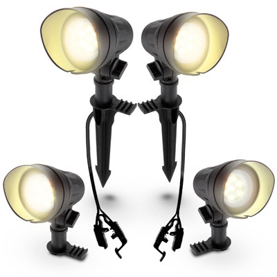 7.5-Watt LED Outdoor Security Spot Light (pack of 4)