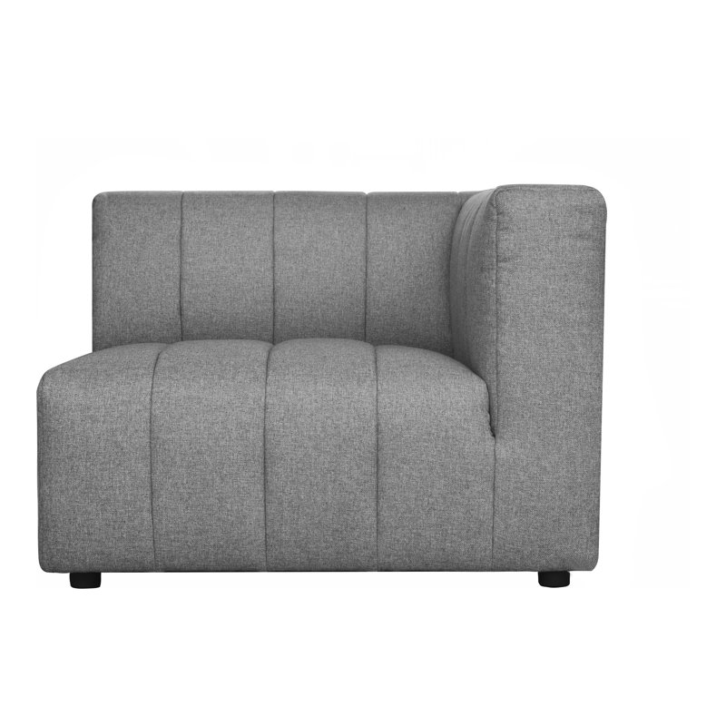 Upholstered Accent Chair, Dark Gray Performance