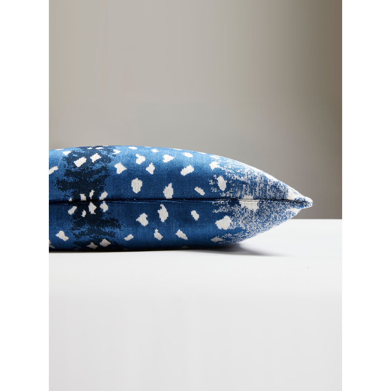 Wild Glamour Antelope Lumbar Pillow, Midnight