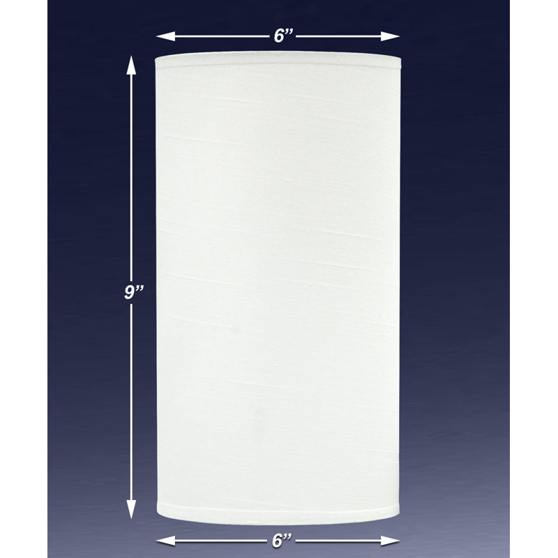 9 in. H x 6 in. W Linen Drum Lamp Shade
