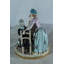 Ensemble de figurines en porcelaine à table avec tasses NIFao 10 po x 10 po x H 13 po