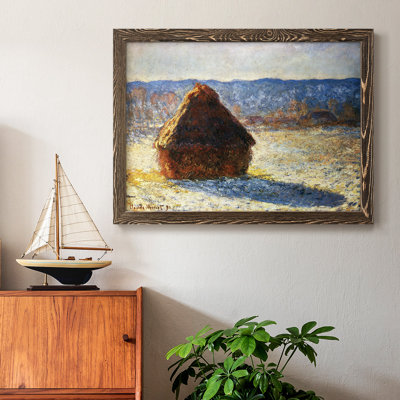 " Haystacks, Snow, Morning " by Monet