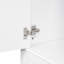 Ensemble de meuble-lavabo moderne avec ensemble lavabo 30 po, meuble-lavabo moderne avec porte à fermeture douce et 3 tiroirs, structure en bois massif (blanc)-1741392801-1741392802