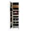 Organisateur de armoire à bijoux pivotant sur 360 ° avec miroir et conception verrouillable-1756465525