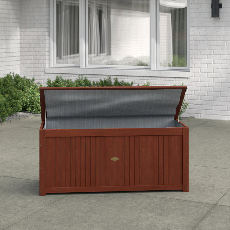 WFX Utility 133cm W Deck Box in Brown/Acacia Wood