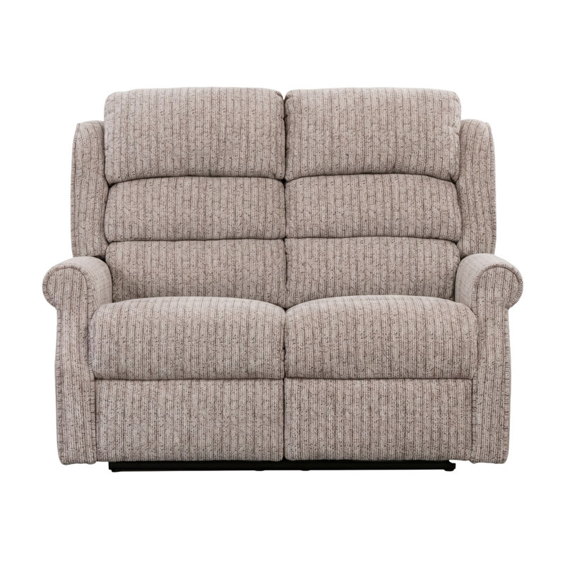 Lainey 2 Seater Reclining Loveseat, Natural, 2